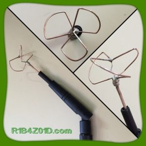 DIY cloverleaf wireless antenna